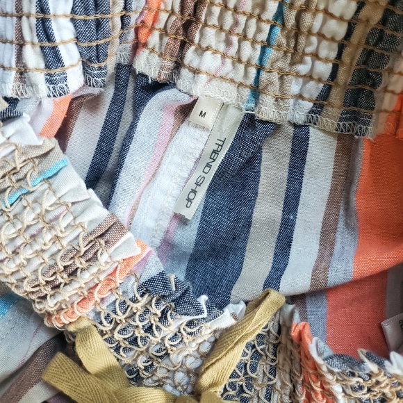 TREND SHOP Striped Shorts - Size M (NWOT) - Picture 4 of 7